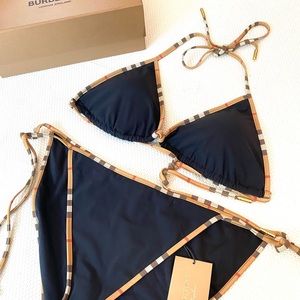 BURBERRY TRIANGLE BIKINI - THE VINTAGE CHECK